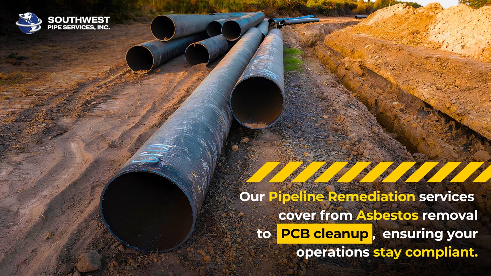 Pipeline Integrity Digs with Southwest Pipe Services for Pipeline Abatement