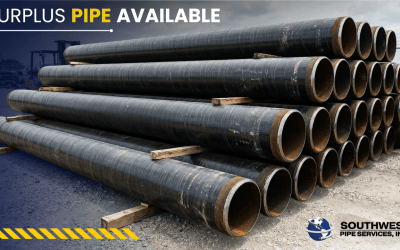 Used Steel Pipe for Sale in Texas Following Major Pipeline Reclamation Projects by Southwest Pipe Services